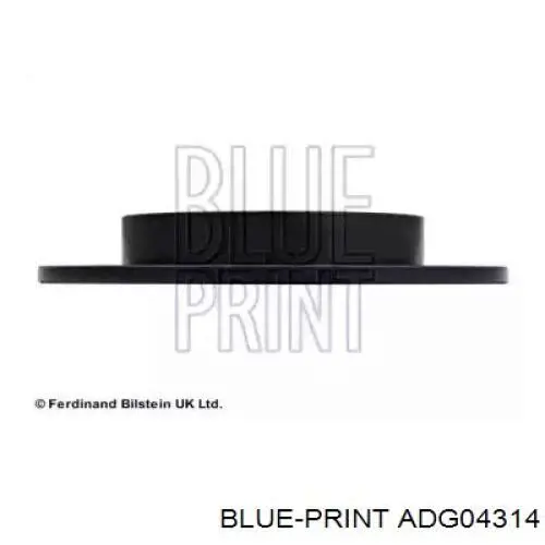 ADG04314 Blue Print disco de freno trasero