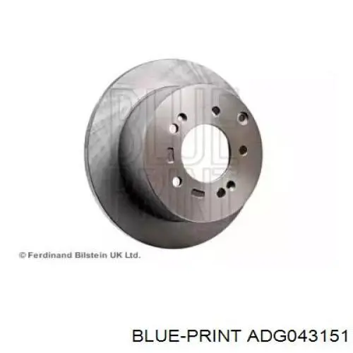 ADG043151 Blue Print disco de freno trasero