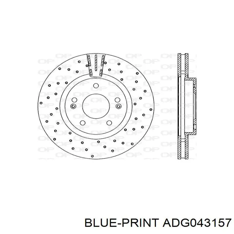 ADG043157 Blue Print Discos