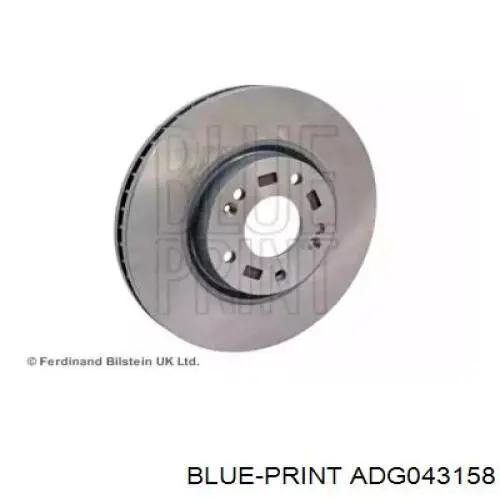 ADG043158 Blue Print disco de freno delantero