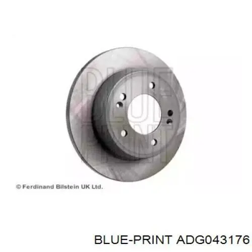 ADG043176 Blue Print disco de freno trasero