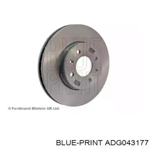 ADG043177 Blue Print disco de freno delantero
