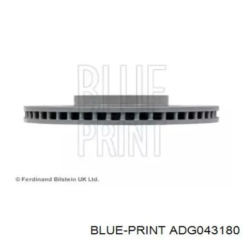 ADG043180 Blue Print disco de freno delantero