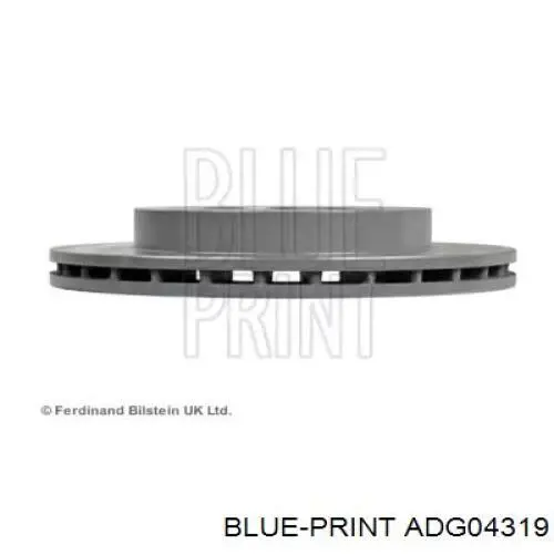 ADG04319 Blue Print disco de freno delantero