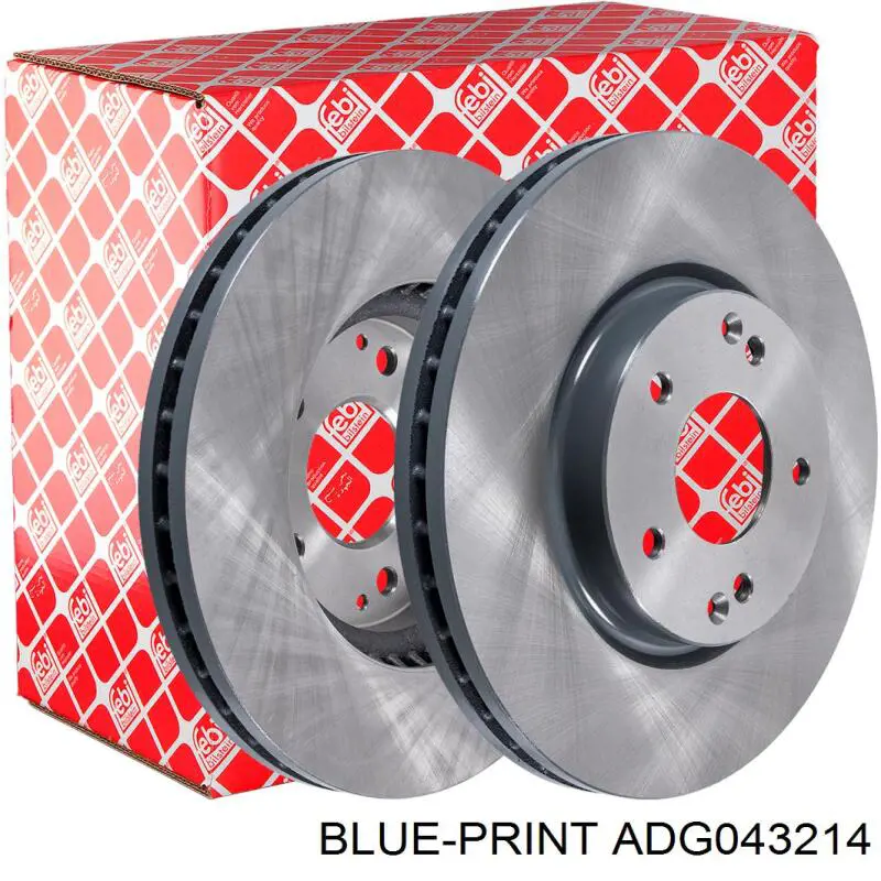 ADG043214 Blue Print disco de freno delantero
