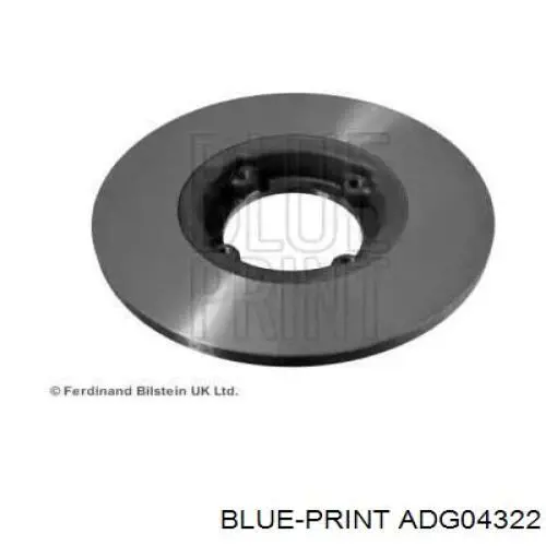 ADG04322 Blue Print disco de freno delantero