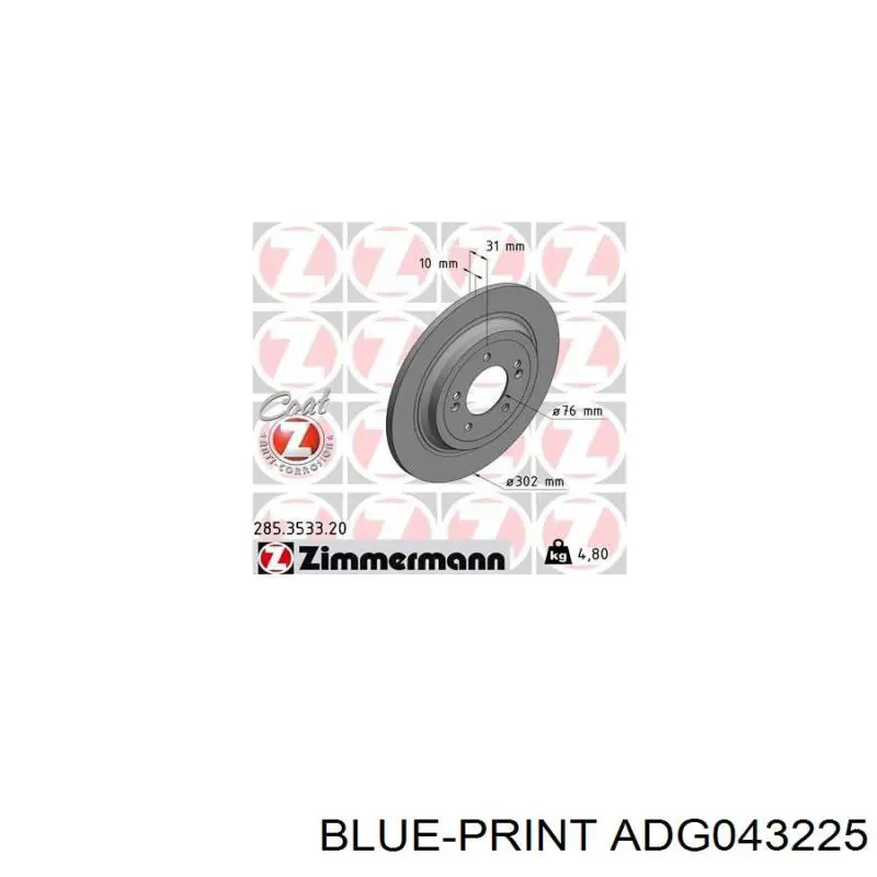 Frenos traseros ABS 18574