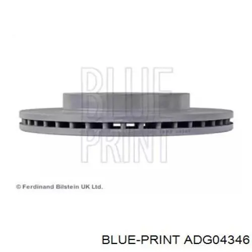 ADG04346 Blue Print disco de freno delantero
