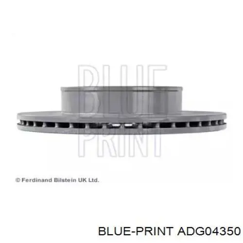 ADG04350 Blue Print disco de freno delantero