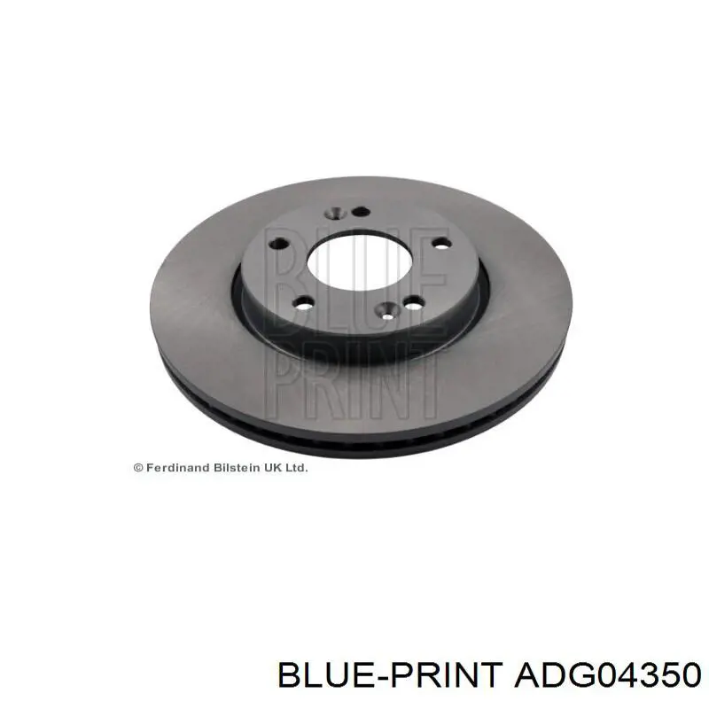 Disco de freno ADG04350 Blue Print
