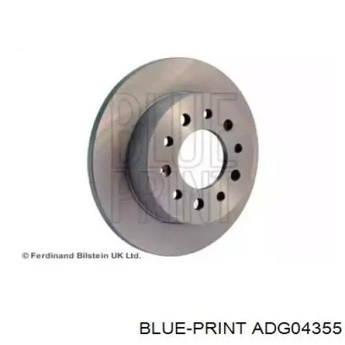 ADG04355 Blue Print disco de freno trasero