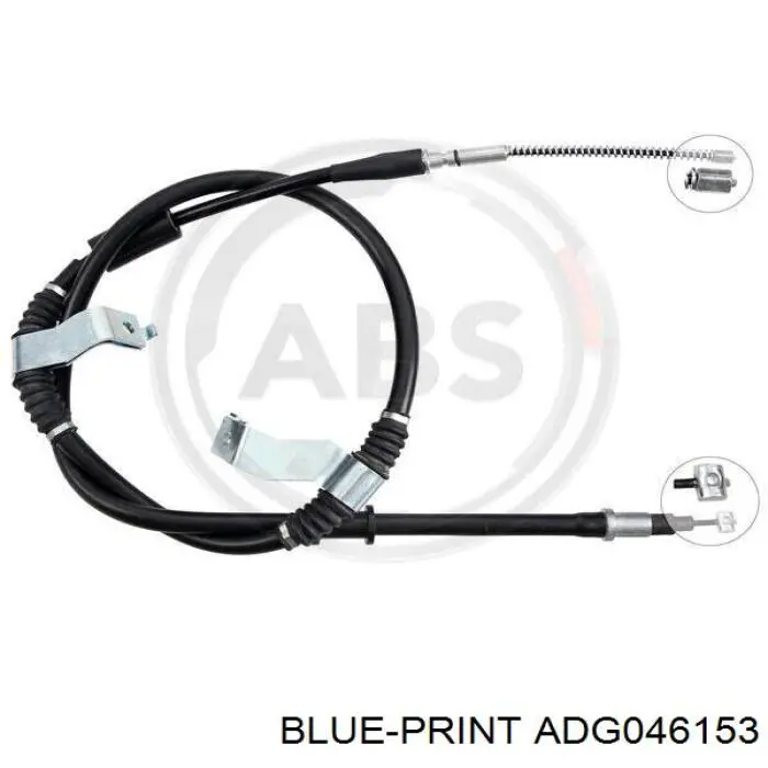 Cable de freno de mano trasero izquierdo C78017 Tangun