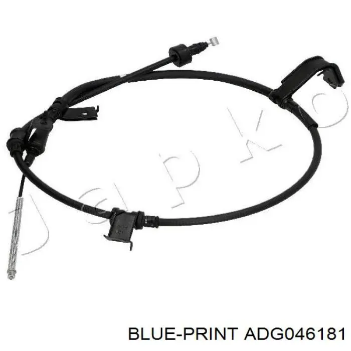 BKB3376 Borg&beck cable de freno de mano trasero derecho
