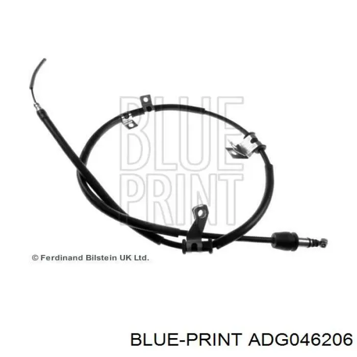 ADG046206 Blue Print cable de freno de mano trasero izquierdo