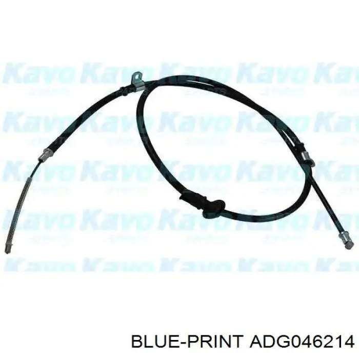 59760M2010 Hyundai/Kia cable de freno de mano trasero izquierdo