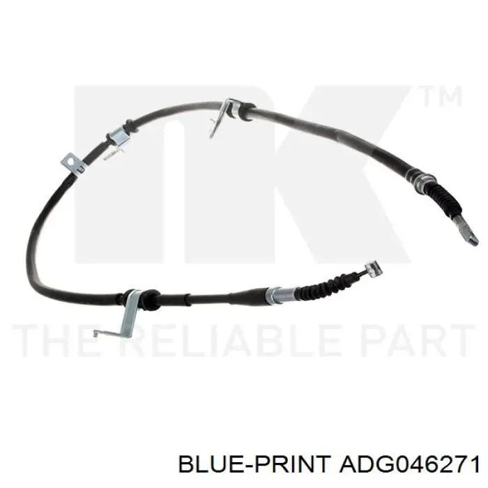 ADG046271 Blue Print cable de freno de mano trasero izquierdo