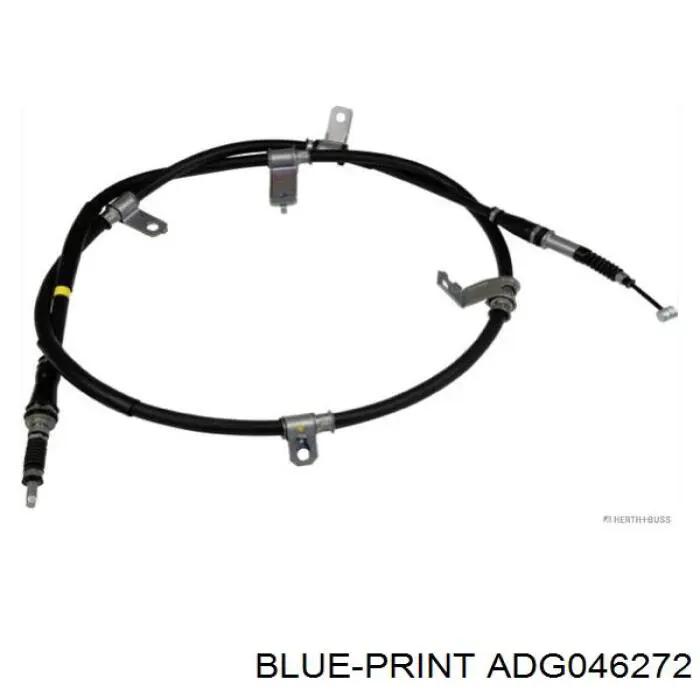 ADG046272 Blue Print cable de freno de mano trasero derecho