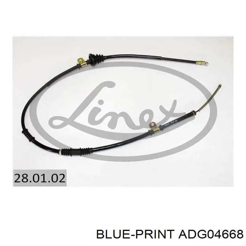 Cable de freno de mano trasero derecho para Mitsubishi Lancer (CB, DA)