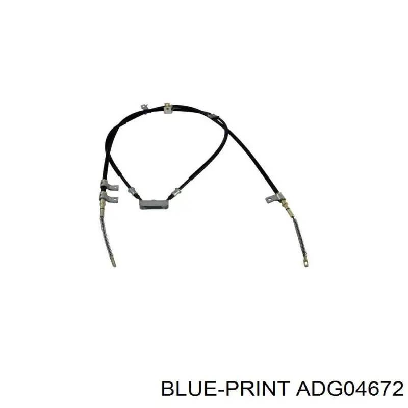 1987482926 Bosch cable de freno de mano trasero derecho/izquierdo