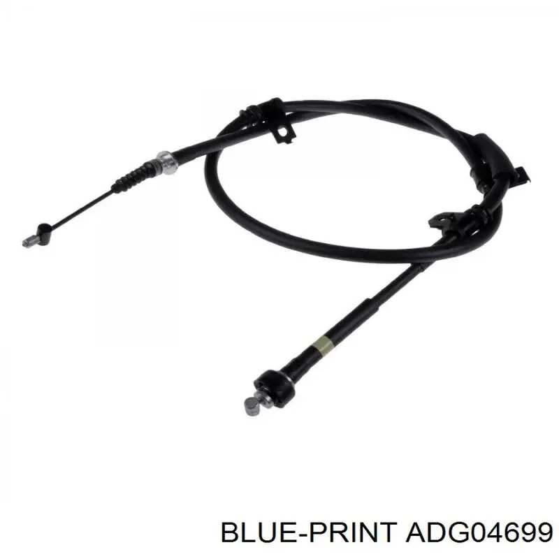 ADG04699 Blue Print cable de freno de mano trasero derecho