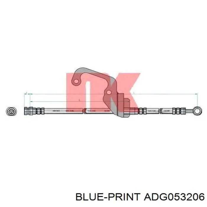 Manguera de freno trasera Delphi LH7260 precio, desde 16,85 EUR