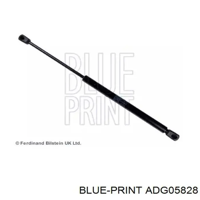 ADG05828 Blue Print amortiguador para porton trasero (3/5 puertas traseras (lisas)