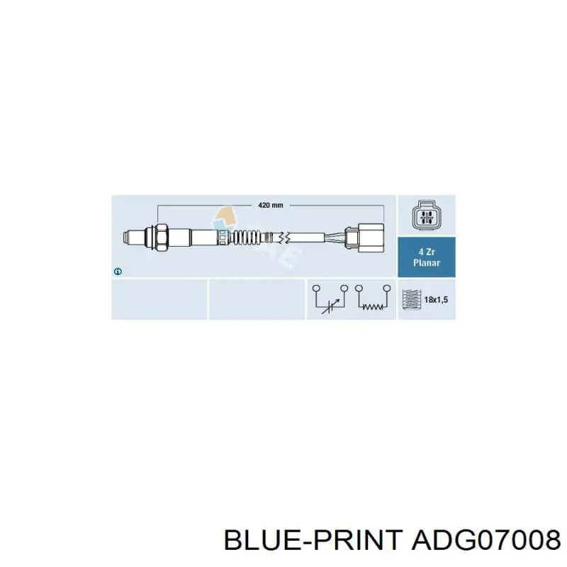 Sonda lambda de oxígeno posterior al catalizador 6PA358066271 HELLA