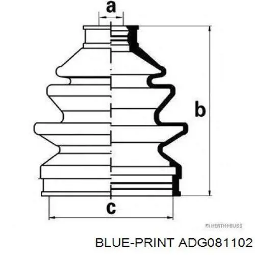 Fuelle, árbol de transmisión delantero exterior Hyundai Accent 2 LC