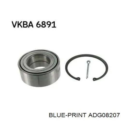Cojinete de rueda delantero Blue Print ADG08207 precio, desde 38,99 EUR