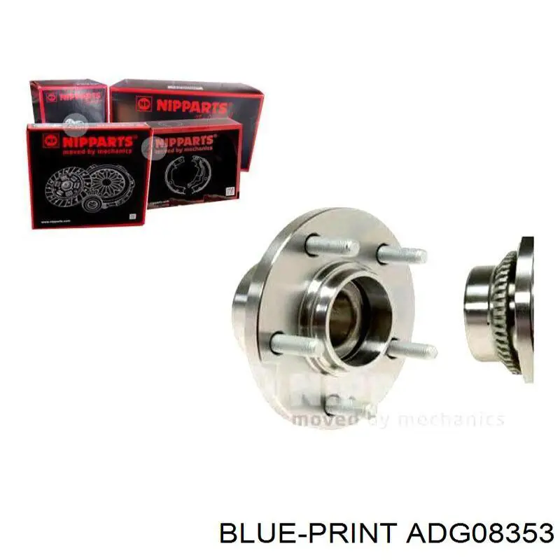 ADG08353 Blue Print cubo de rueda trasero