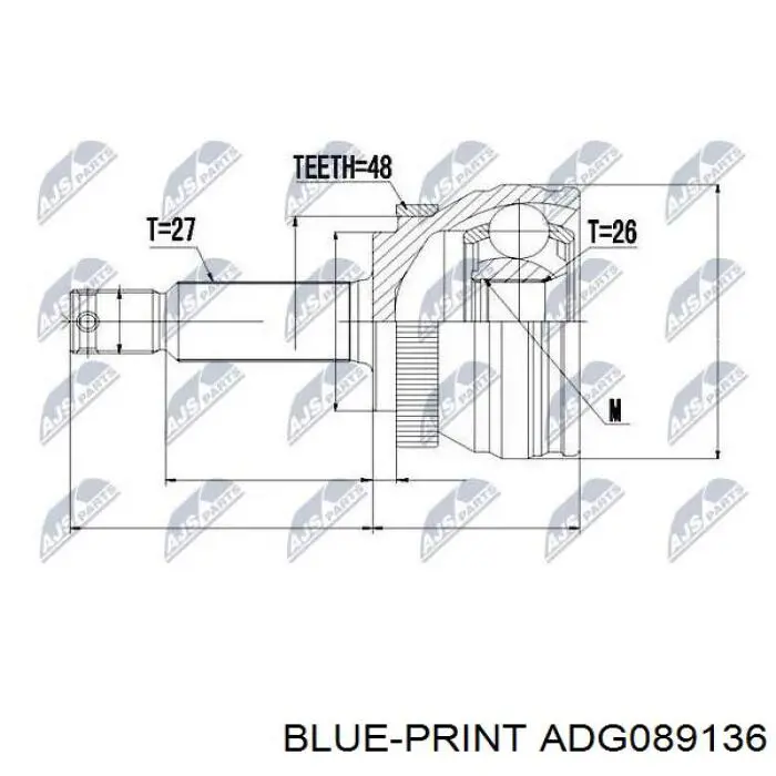 Comprar HY817A JAC Junta homocinetica