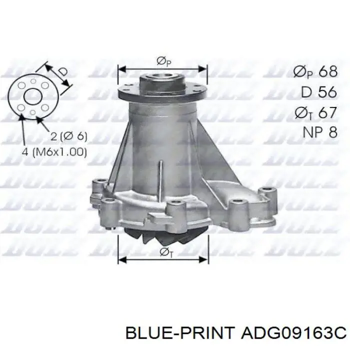 529527 VALEO Bomba refrigerante coche
