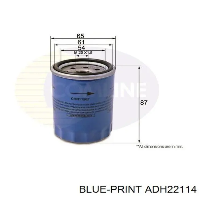 Filtro de aceite motor Eurorepar E149167
