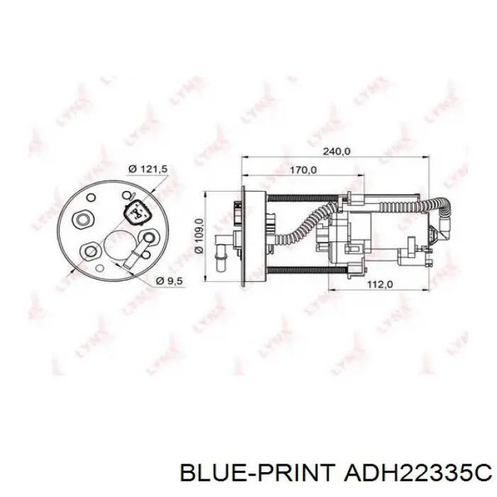 ADH22335C Blue Print módulo alimentación de combustible