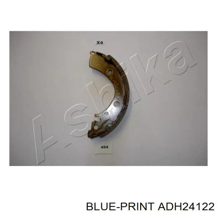 ADH24122 Blue Print zapatas de frenos de tambor traseras