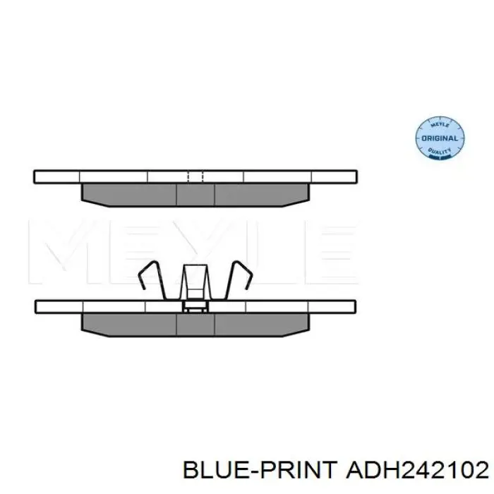 Pastillas de freno delanteras Necto FD6854A