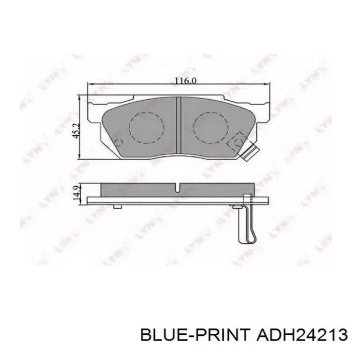 45022-SD2-517 Honda pastillas de freno delanteras