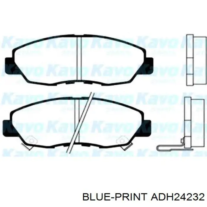 Pastillas de freno delanteras Honda 45022SM4A00