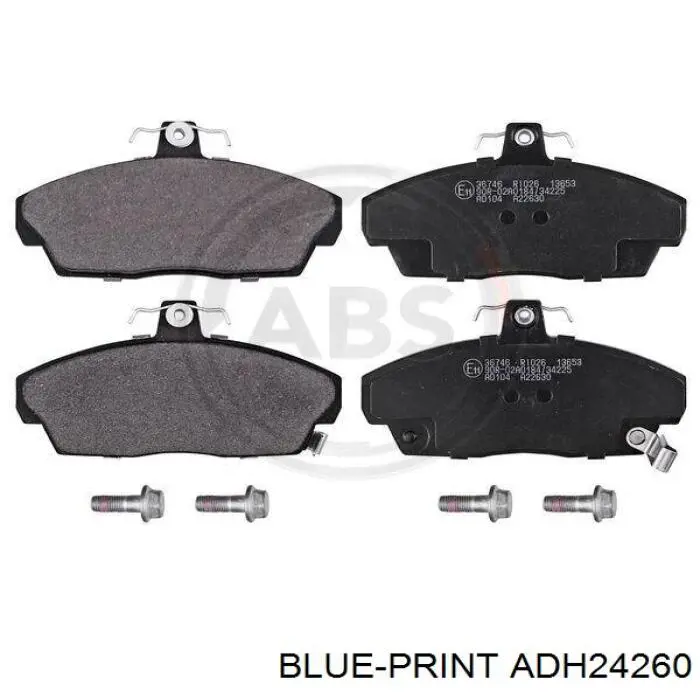 Pastillas freno delanteras Blue Print ADH24260 precio, desde 25,07 EUR
