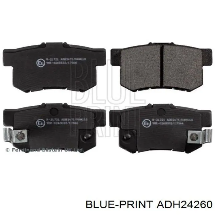 Comprar ADH24260 Blue Print Pastillas delanteras de freno
