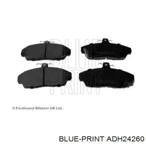 Pastillas de freno ADH24260 Blue Print