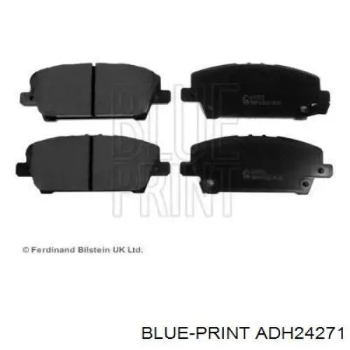 Comprar ADH24271 Blue Print Pastillas delanteras de freno