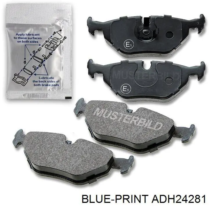 Comprar ADH24281 Blue Print Pastillas de freno traseras