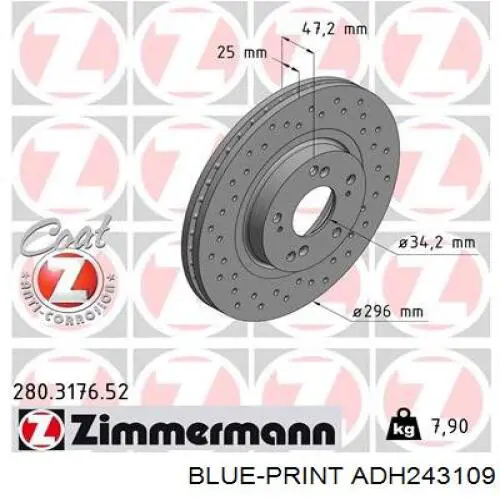 Comprar BDS1828 Jurid/Bendix Freno de disco delantero