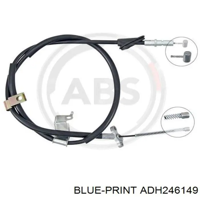 12.0206.1 Adriauto cable de freno de mano trasero izquierdo