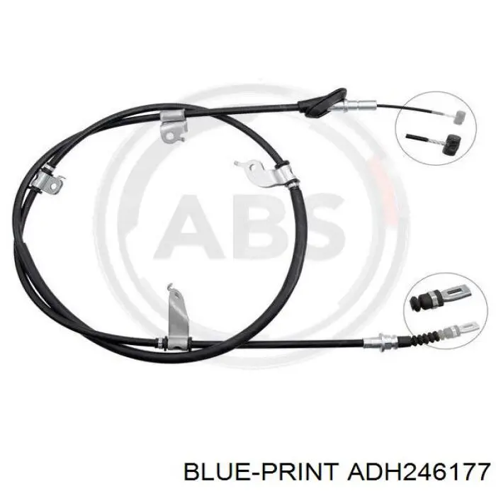 Cable de freno de mano trasero derecho Honda Civic 