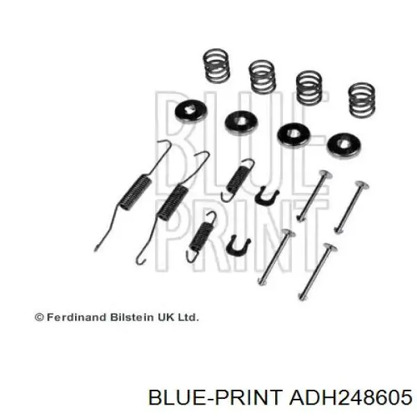 ADH248605 Blue Print lamina antiruido pastilla de freno delantera