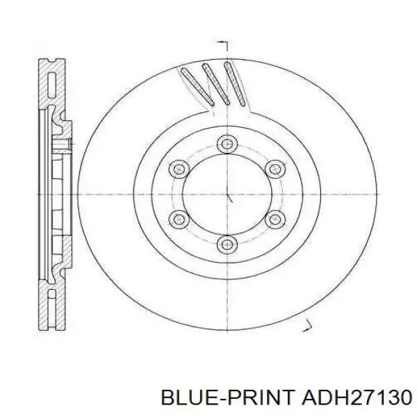 ADH27130 Blue Print sensor abs trasero izquierdo