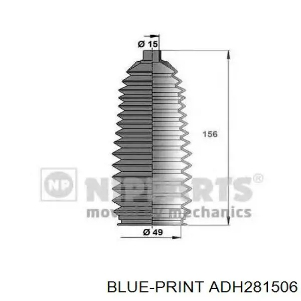 ADH281506 Blue Print fuelle de dirección