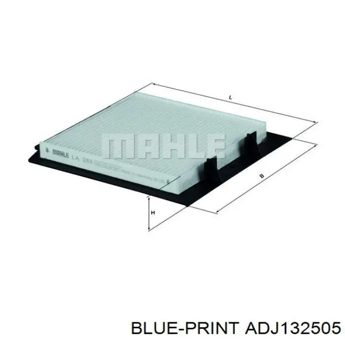 ADJ132505 Blue Print filtro de habitáculo